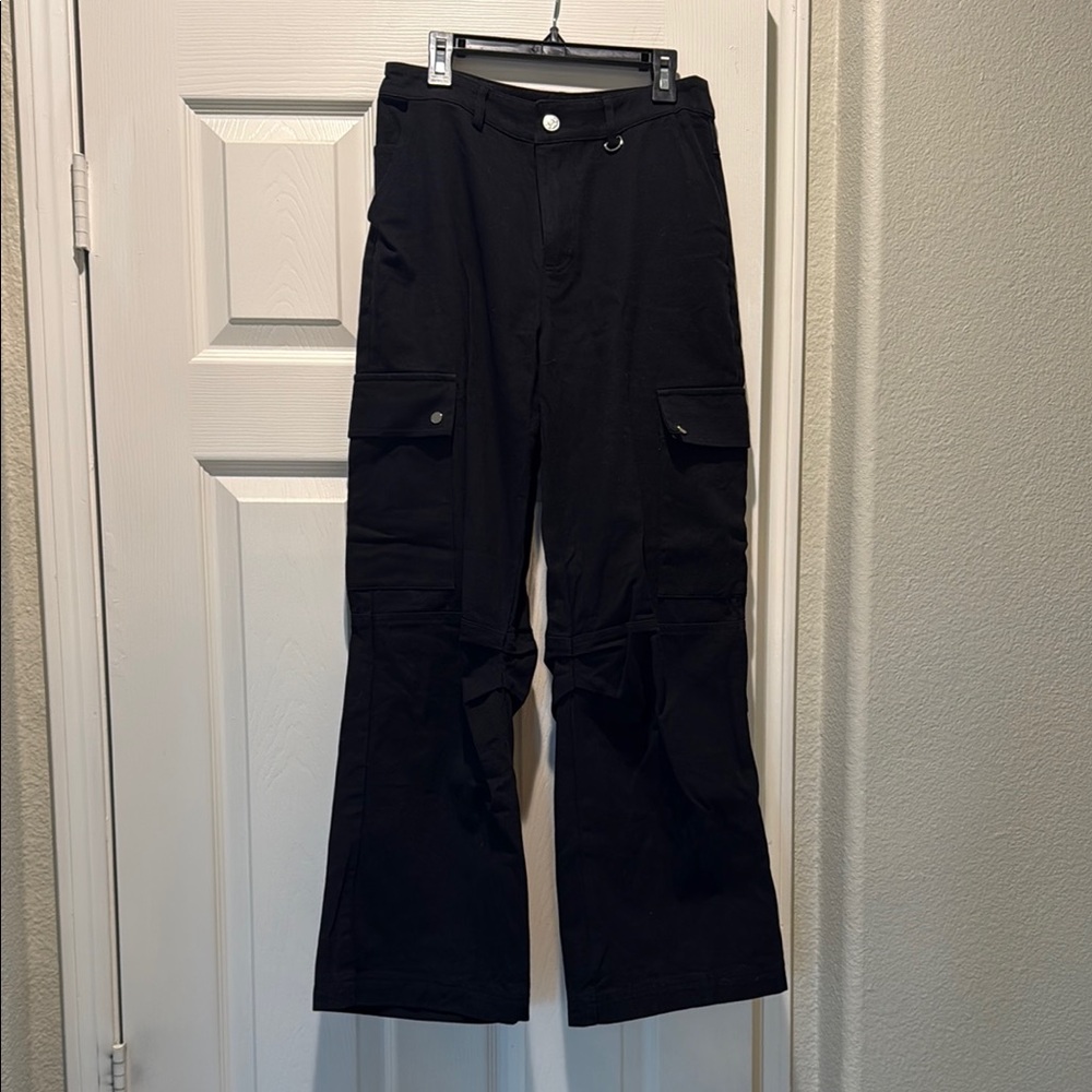 Black Cargo Princess Polly Pants